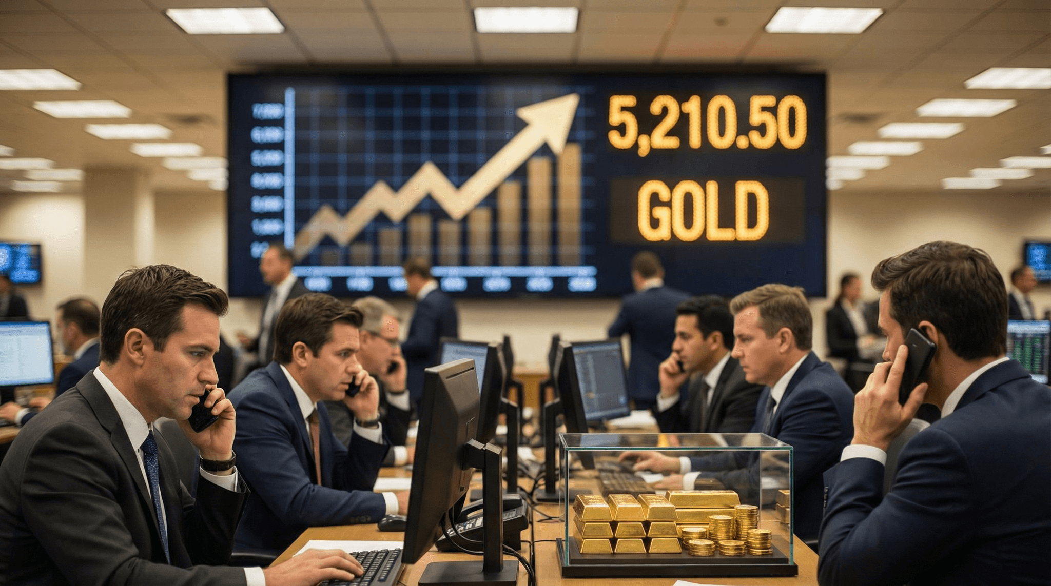 Gold Breaks $5,200 as Weak Dollar Powers Precious Metals Rally