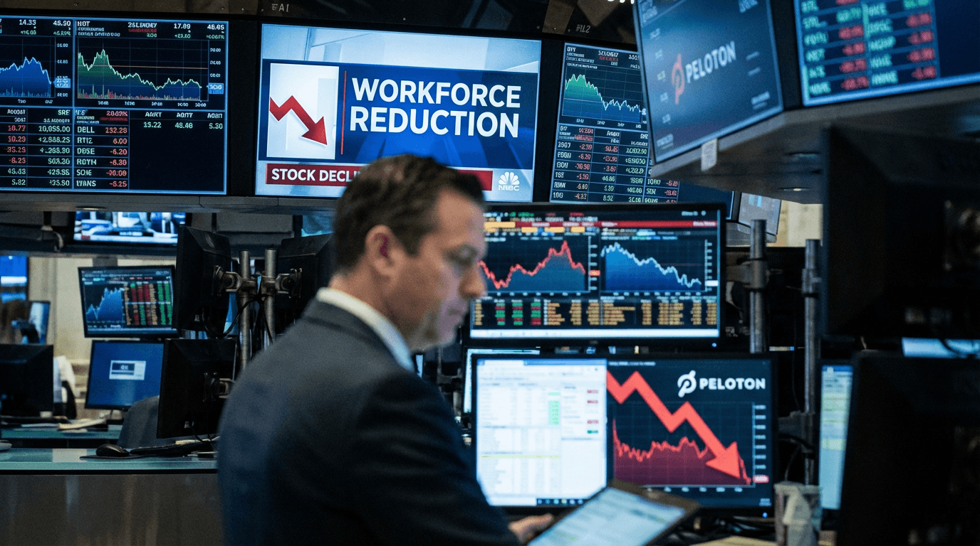 Peloton Cuts 11% of Workforce: What Traders Need to Know About the Latest Restructuring