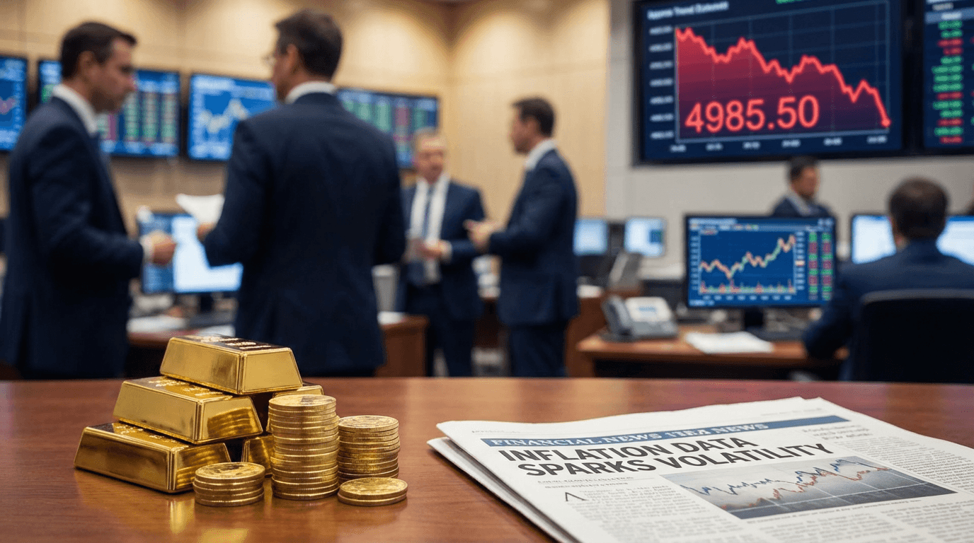 Gold Dips Below $5000 After CPI-Driven Surge