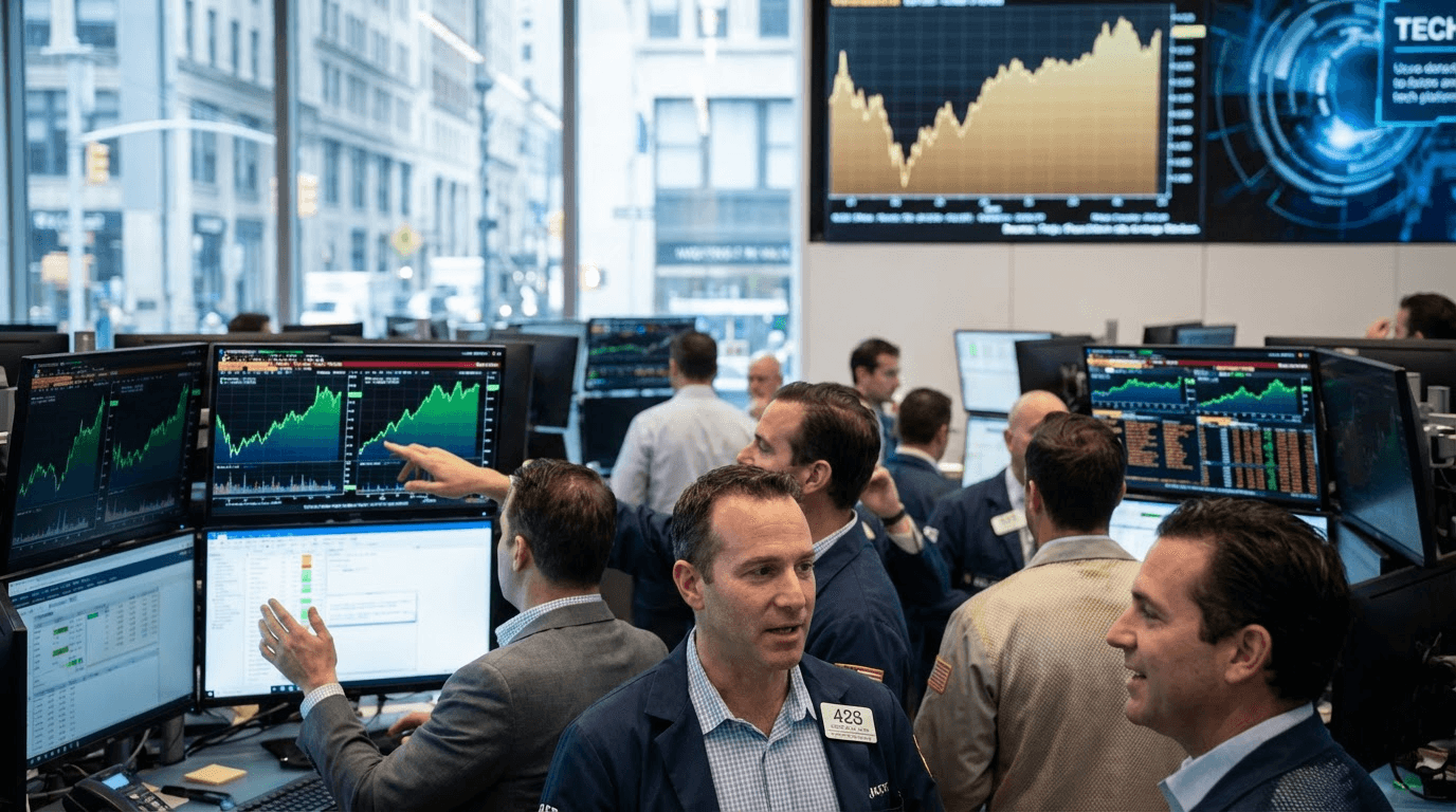 US Stocks Edge Higher as Investors Pivot from Precious Metals to Equities