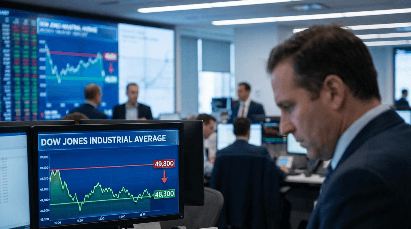 Dow Jones Resistance at 49,800: What Lies Ahead for the Index?