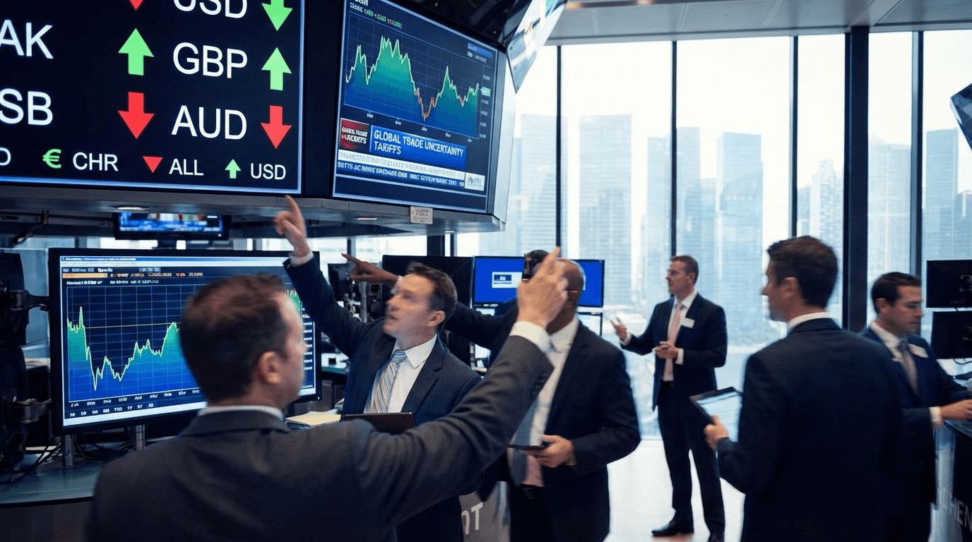 British Pound Strongest Major, Australian Dollar Weakest in Forex Amid Tariff Volatility