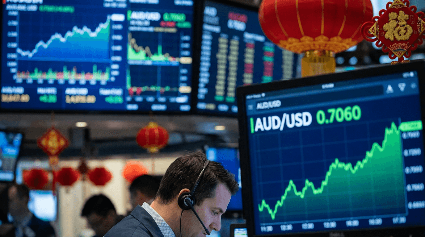 AUD/USD Strengthens on Commodity Rally and Asian Market Reopening