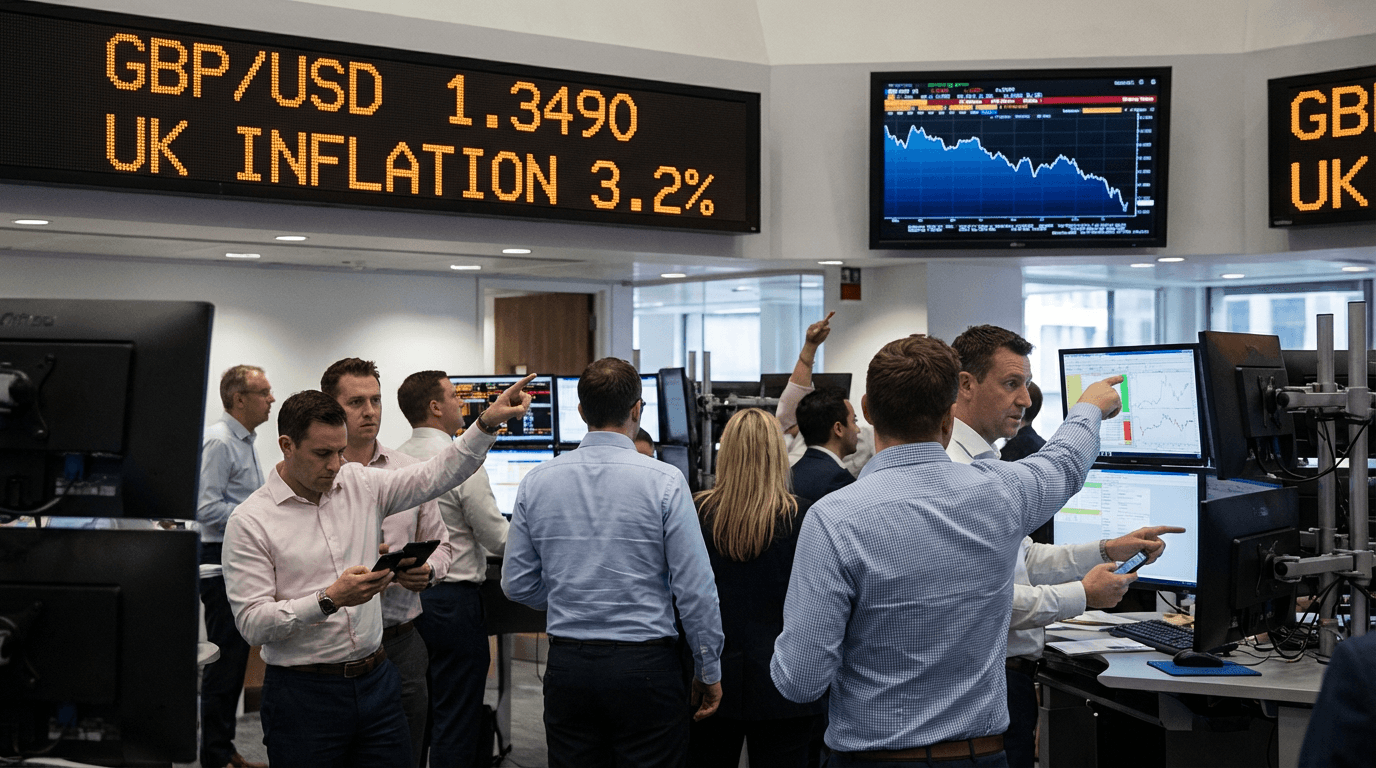 GBP/USD Pressure Builds as UK Inflation Concerns Trigger Forex Volatility