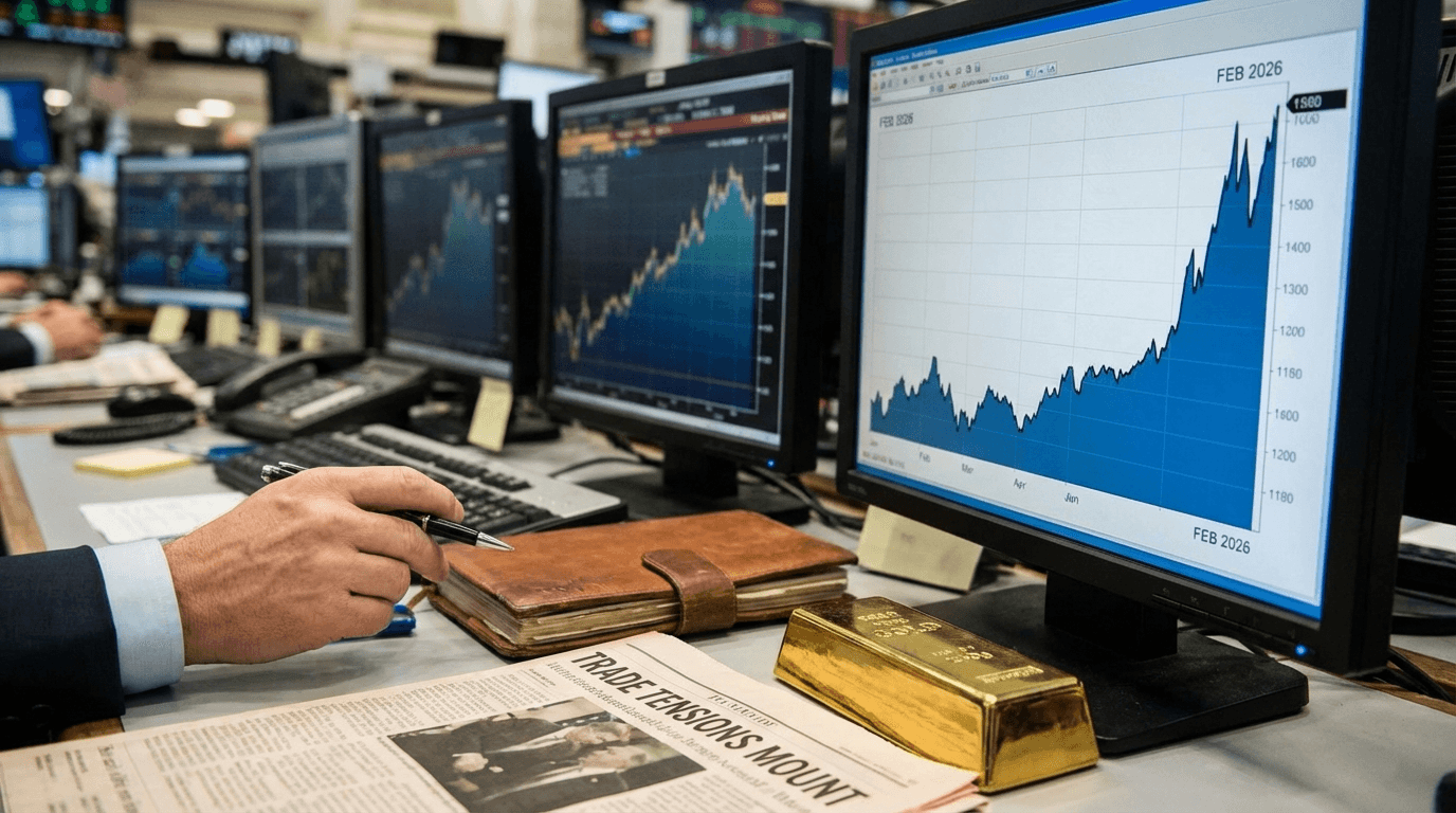 Gold Surges to $5,227 Amid Tariff Chaos and Iran Tensions