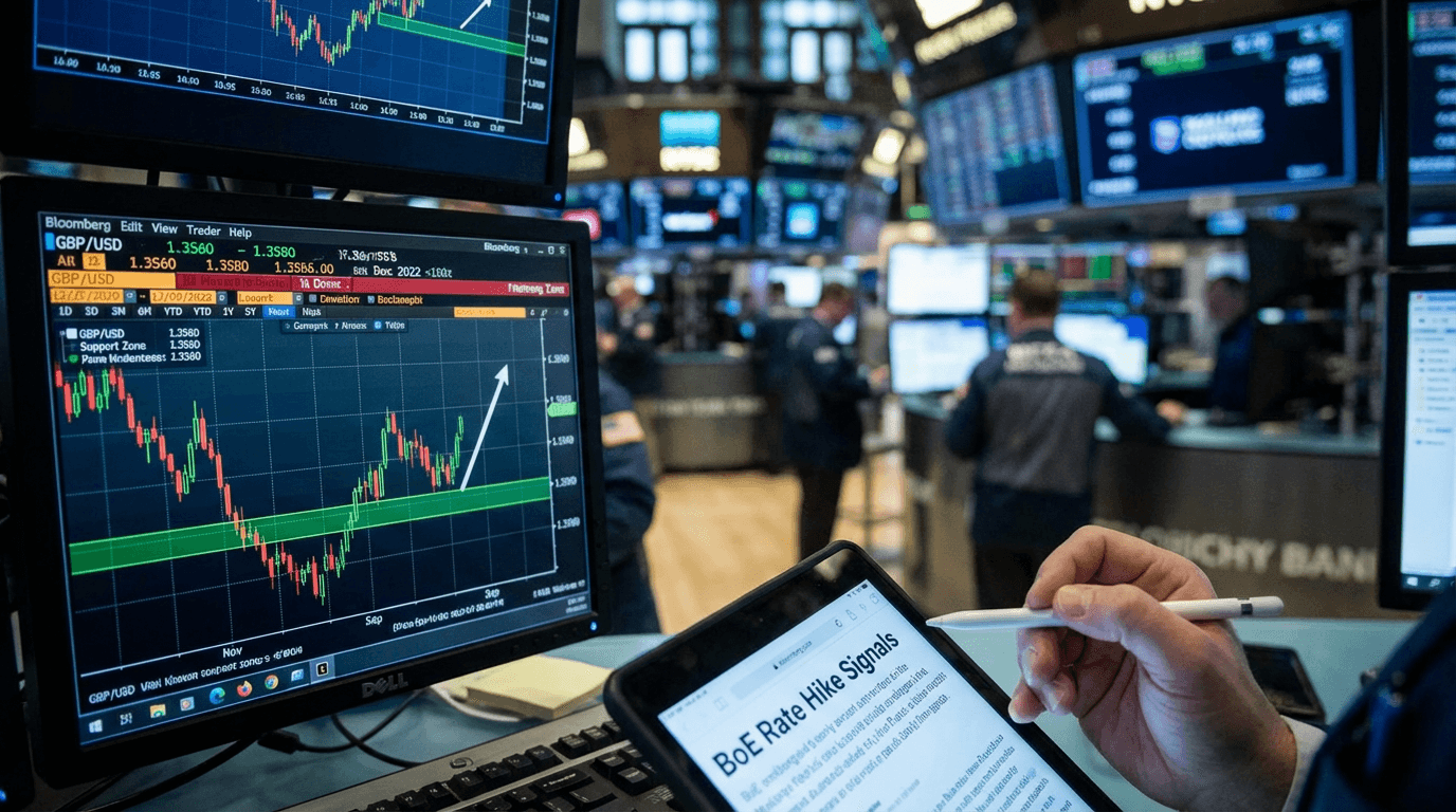 GBP/USD Sell Rejection at 1.3560–1.3580: A Technical Setup Backed by BoE Policy