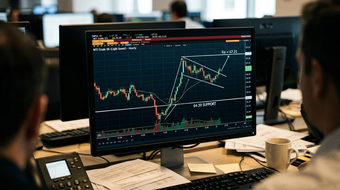 Oil Rebounds to 65.46: Setting Up for 67.21 Breakout Target