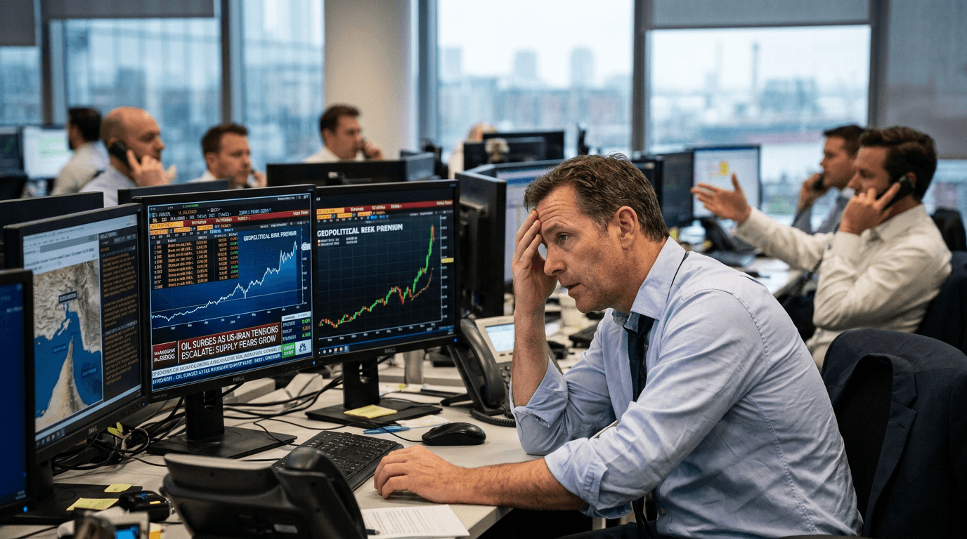 Oil Rebounds Above $72 as Iran Tensions Drive Geopolitical Premium