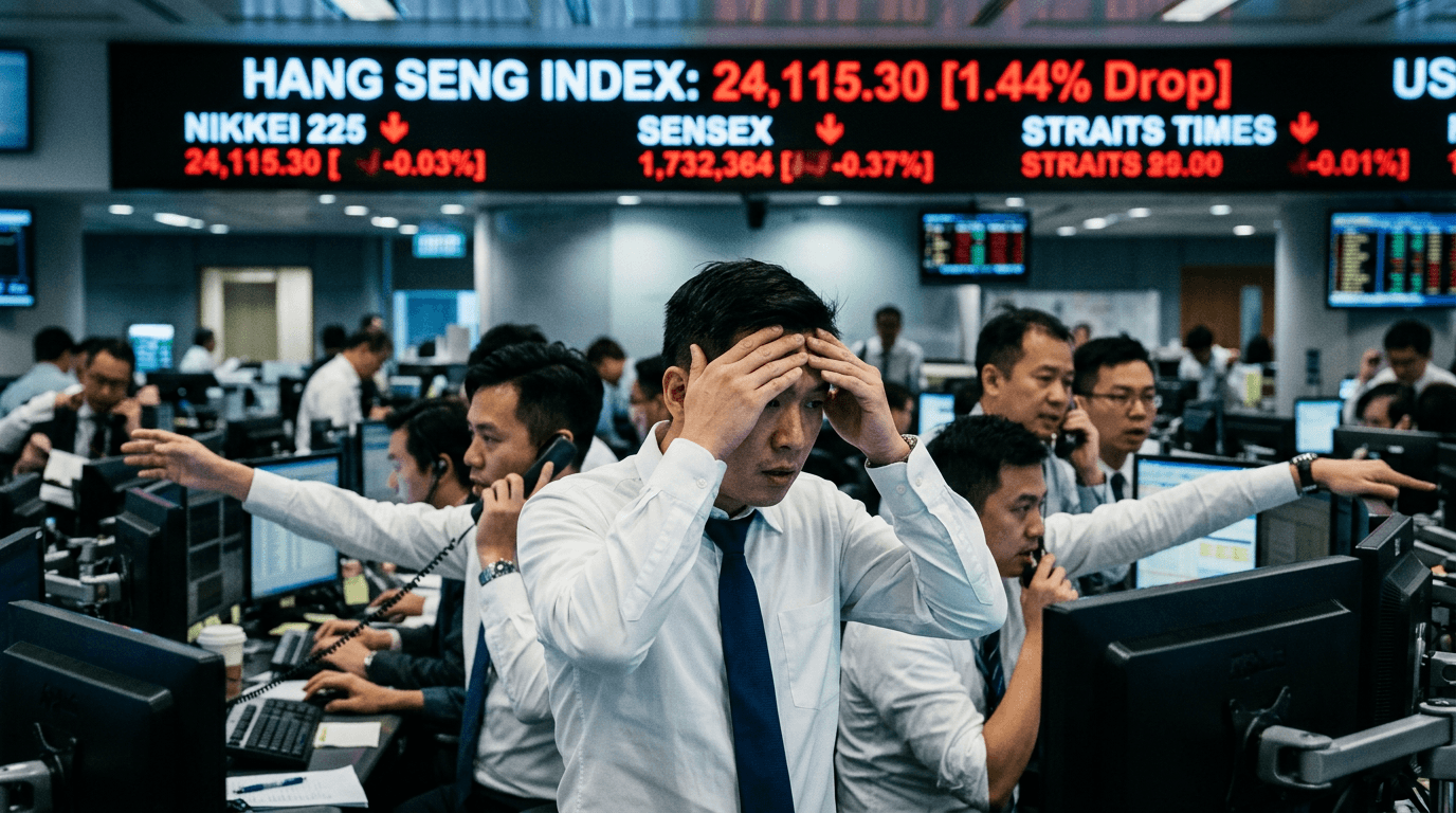 Hang Seng Drops 1.44% as Asia Markets React to US-Iran Conflict
