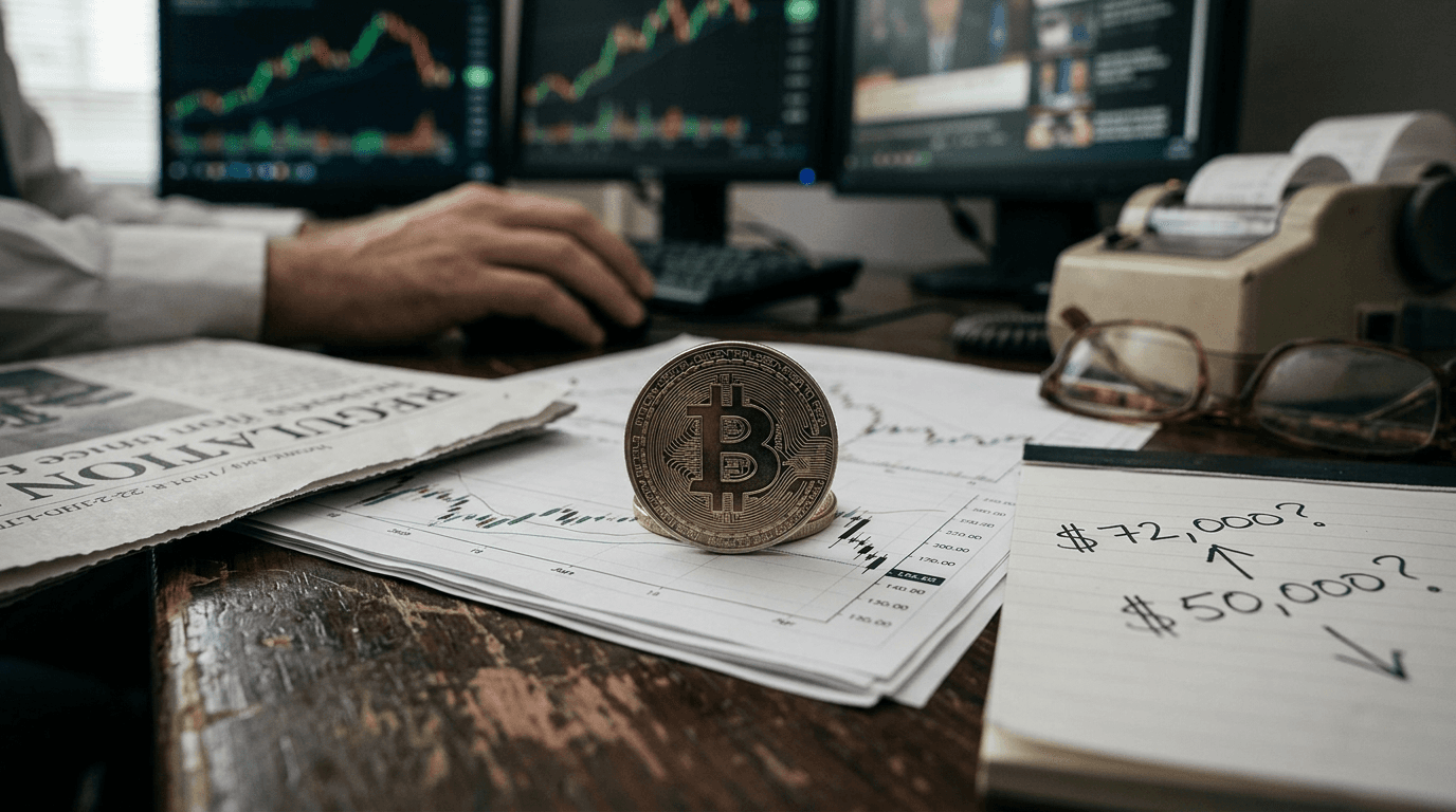 Bitcoin Consolidates at Crossroads: $72K Breakout or $50K Breakdown Looms