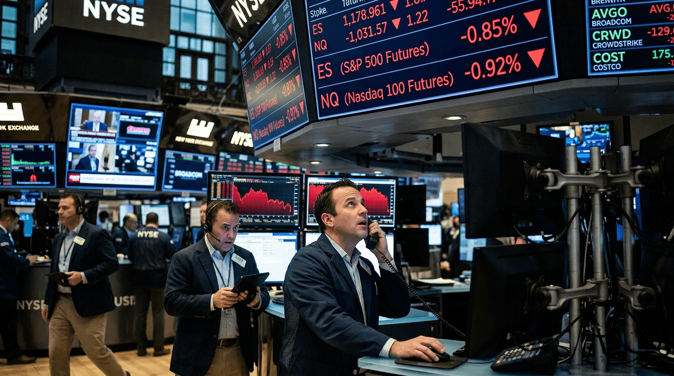 Equity Futures Slip Amid Iran Tensions and Key Earnings Week