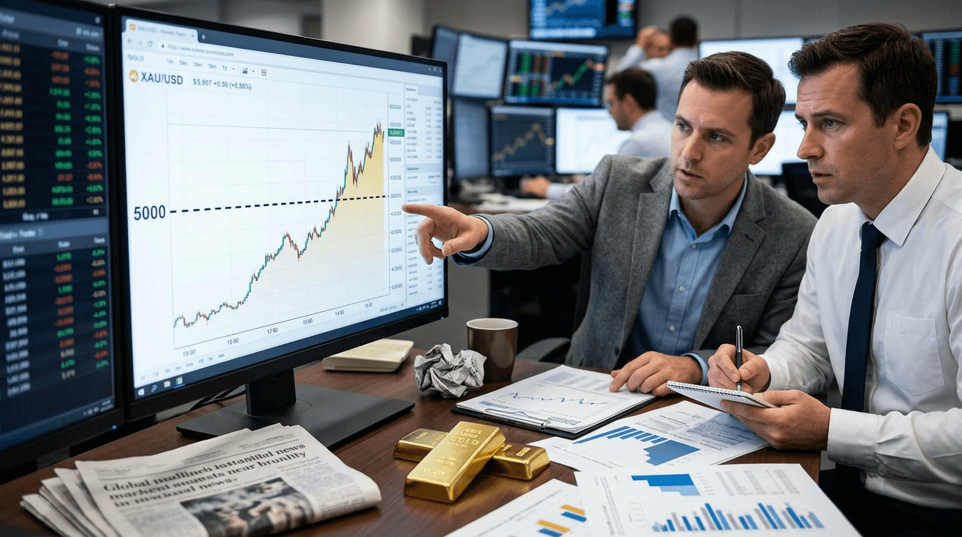 Gold Shatters $5,000 Barrier: What the Historic Surge Means for Your Portfolio