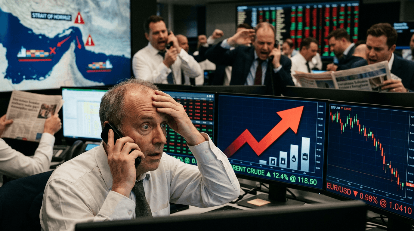 EUR/USD Plunges Amid Strait of Hormuz Blockage and Oil Supply Crisis