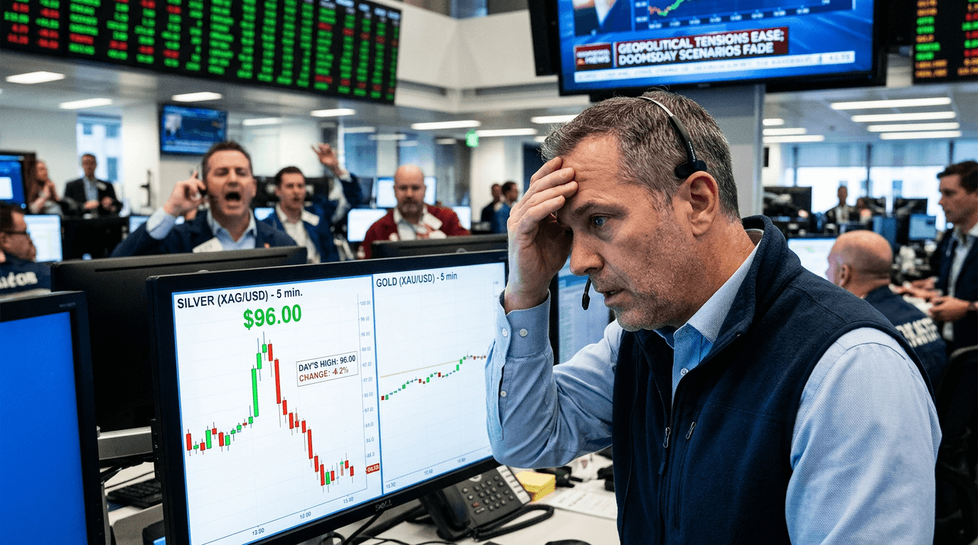 Silver's $6 Crash Exposes Safe-Haven Trade Trap After Iran Spike