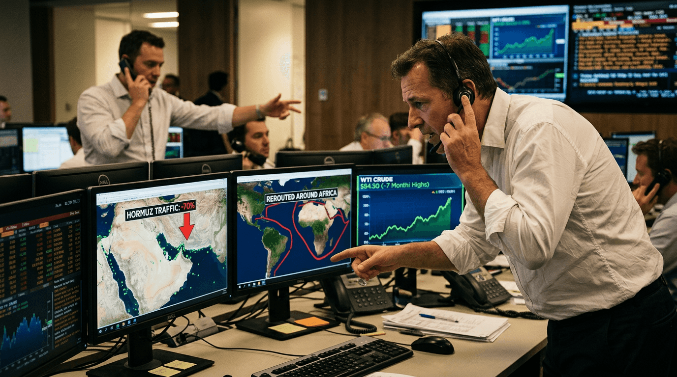 Iran Blockade Triggers Tanker War of 2026, Oil Futures Soar as Shipping Routes Collapse