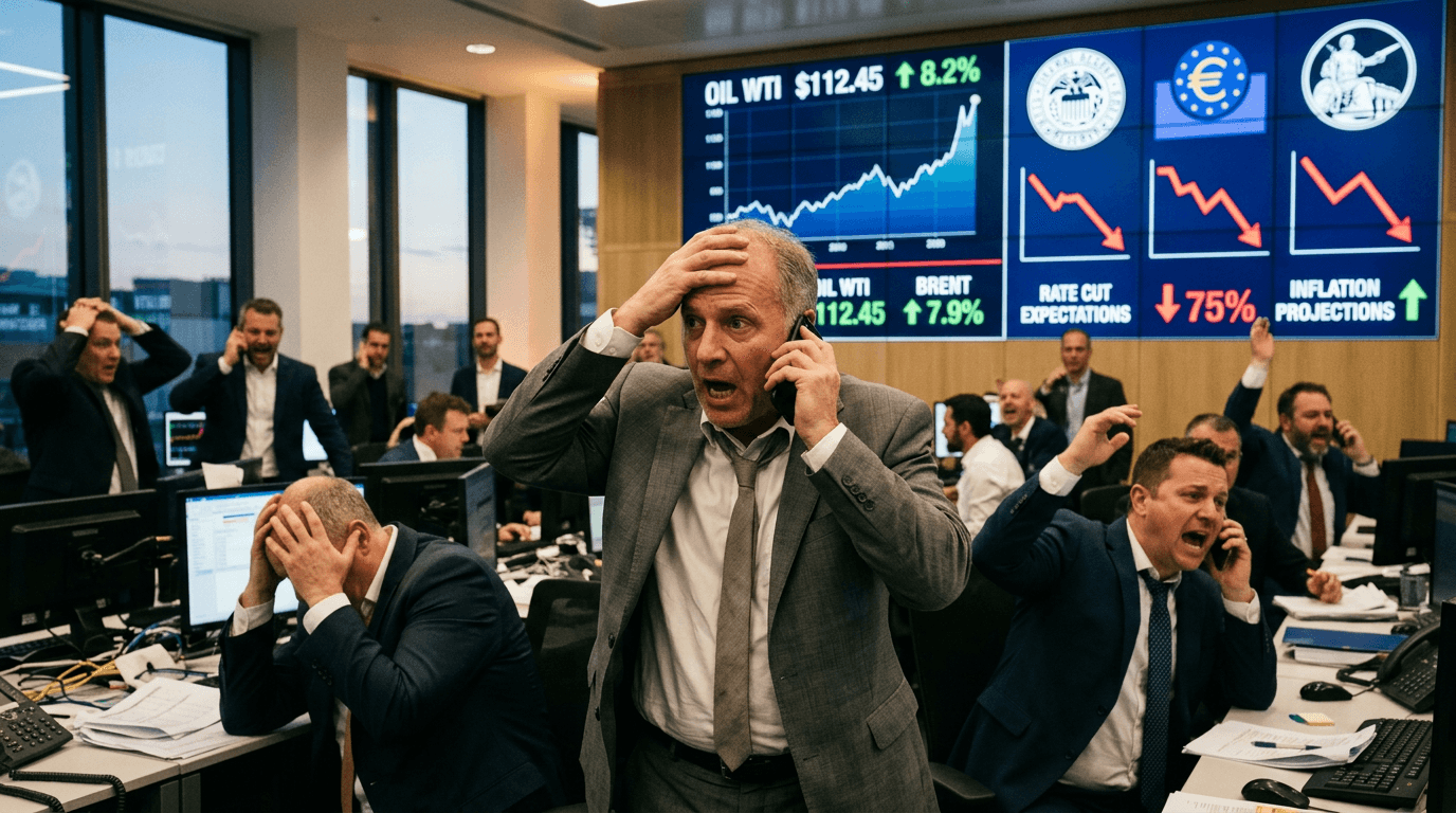 Day 4 of US-Iran War Reshapes Markets: Oil Shocks, Rate Cuts Fade, Risk-Off Prevails