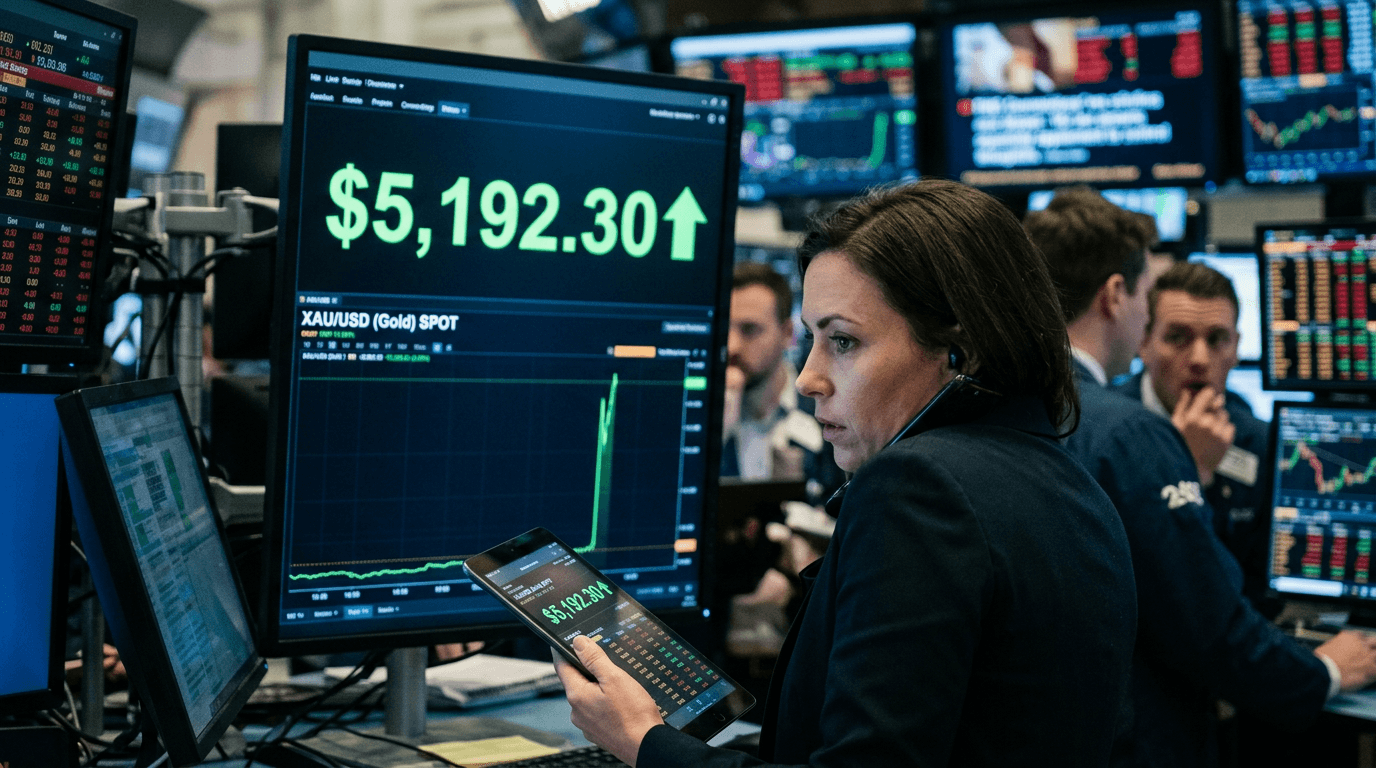 Gold Surges Toward New Highs on Safe-Haven Demand and Geopolitical Risk