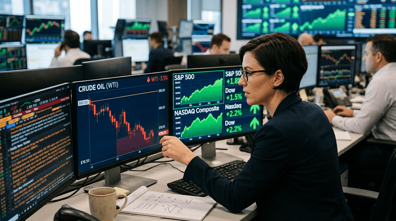 Equities Rebound as Oil Eases: The Energy-Market Connection Explained