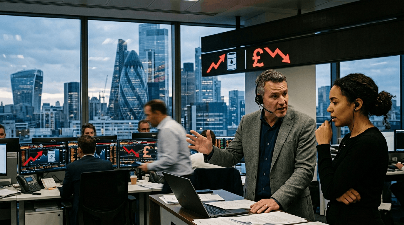 Commodity FX and GBP Under Pressure: Oil Shocks and UK Risks Build