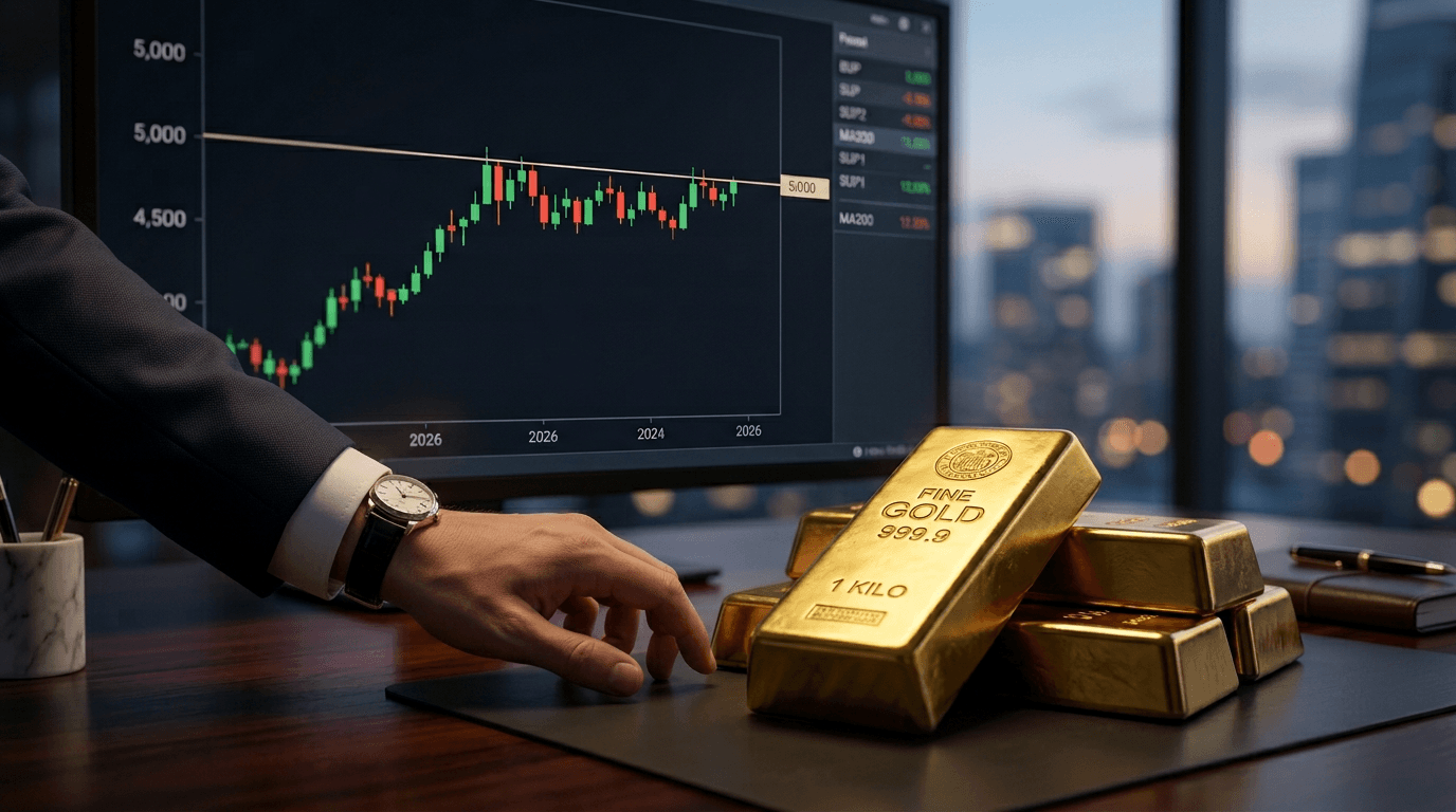 Gold Holds $5,000 Support Level: Technical Confluence and Bull Market Strength