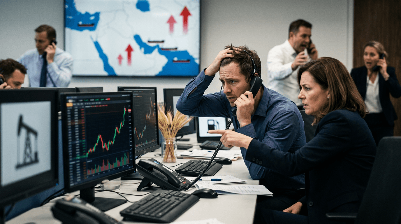 Strait of Hormuz Crisis: 70% Traffic Halt Sends Oil and Grain Futures Soaring