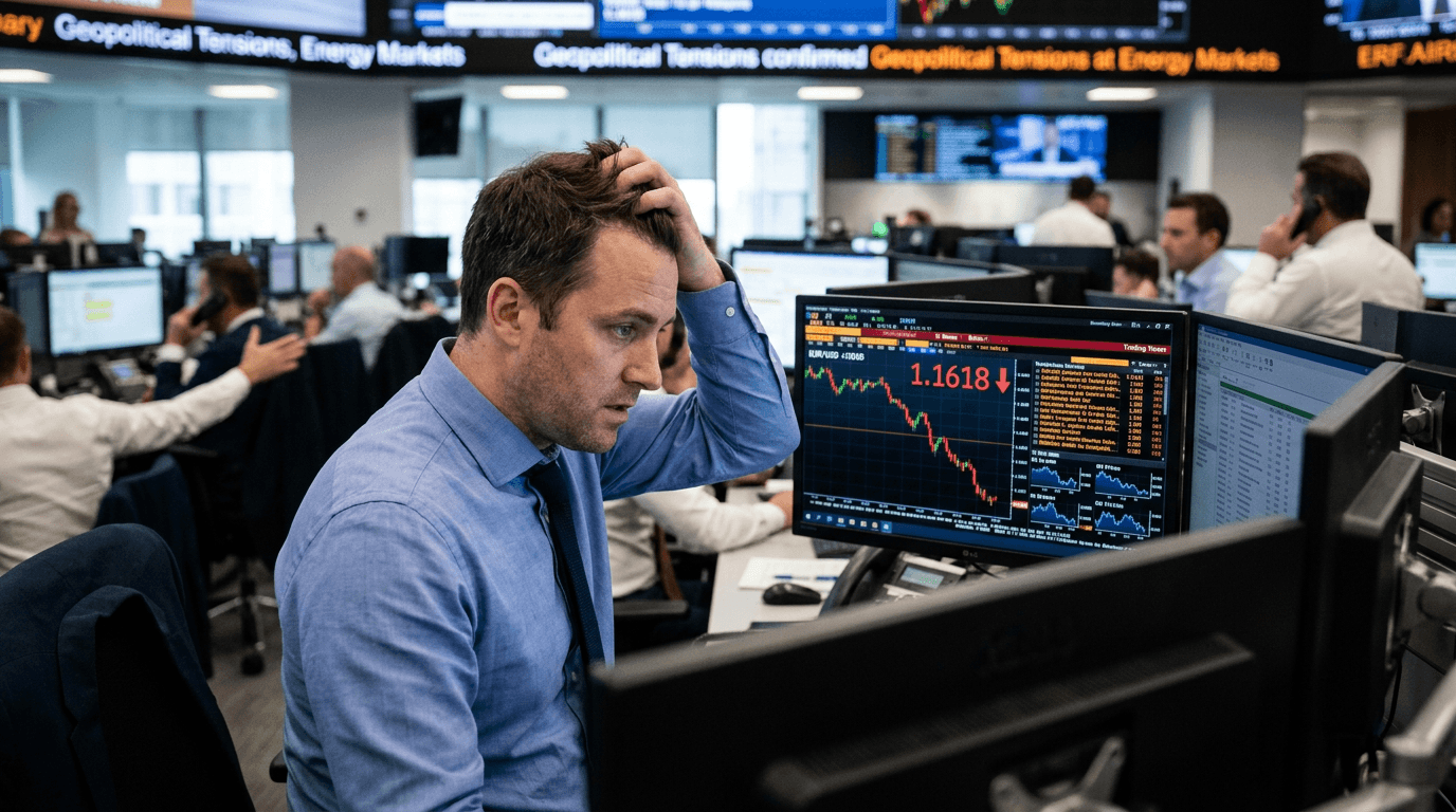 EUR/USD Slumps Below 1.17 Amid Geopolitical Tensions and Energy Cost Fears