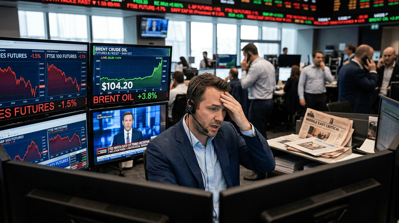 US Futures Plunge as Middle East Crisis Threatens Oil Supply and Fed Policy