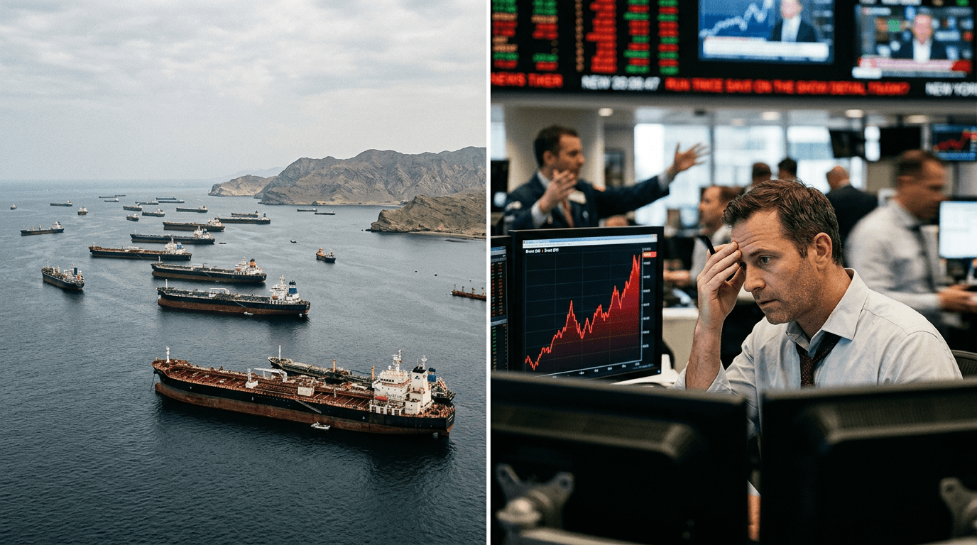 Strait of Hormuz Crisis Sends Brent Crude 28% Higher—What This Means for Traders