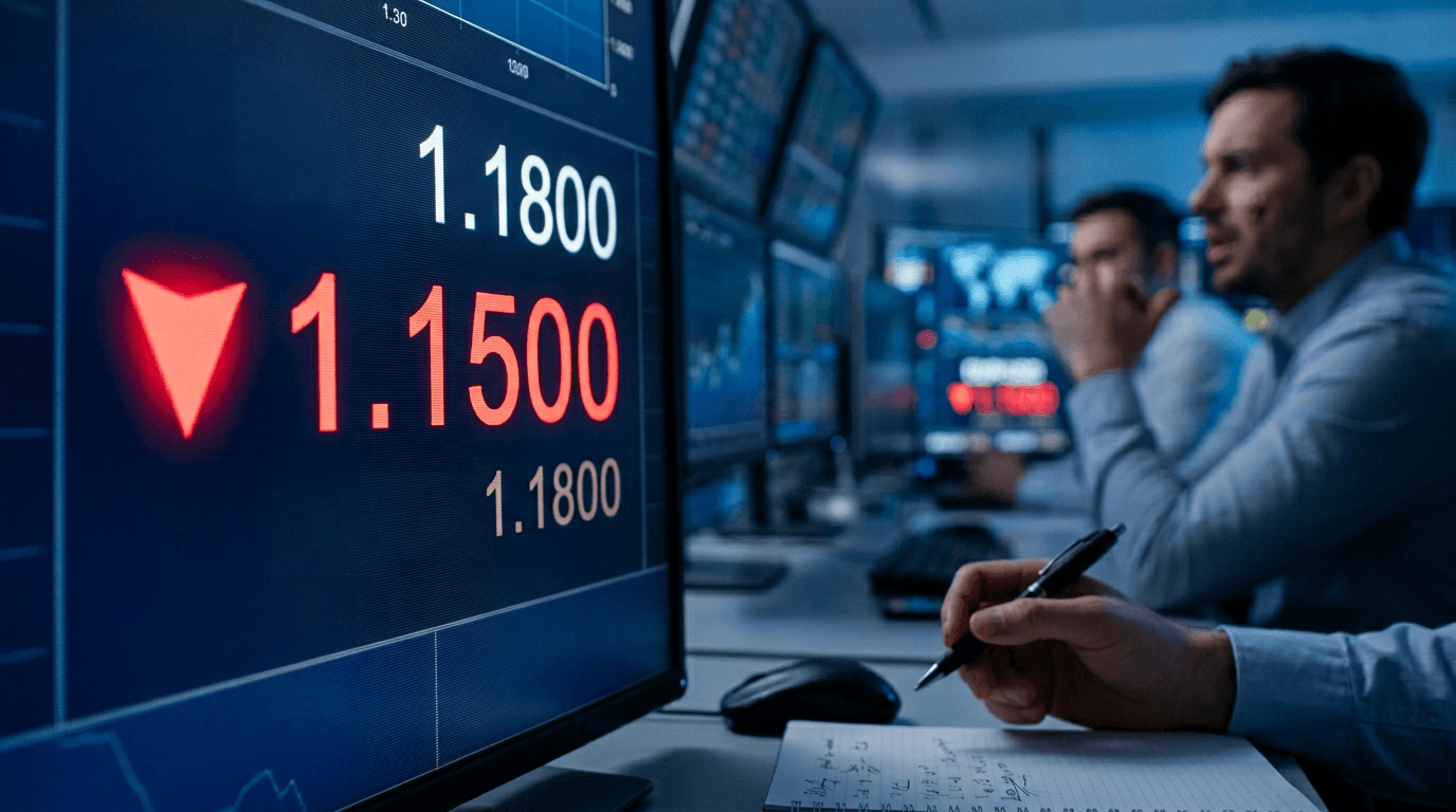 EUR/USD Crashes Below 1.17 as Dollar Rally and Energy Fears Drive Euro Lower