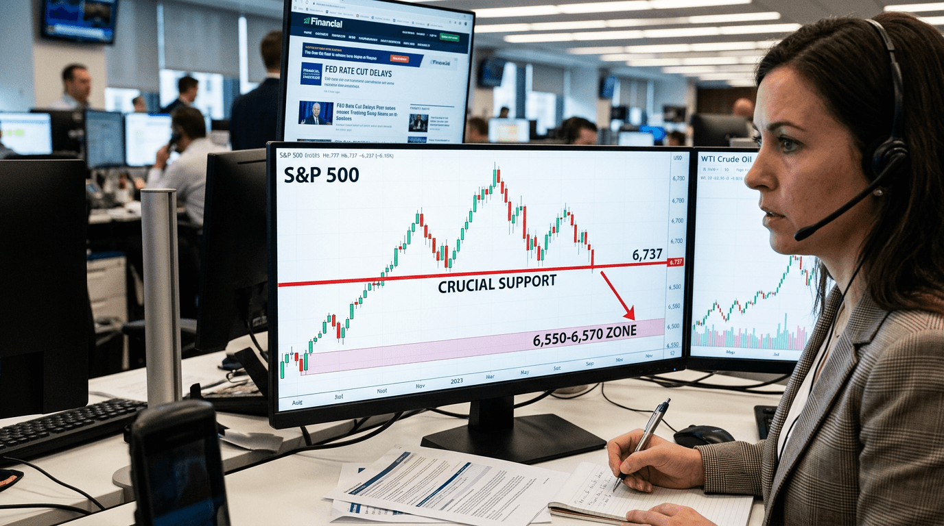 S&P 500 at Critical Breaking Point: Head and Shoulders Pattern Threatens 6,550