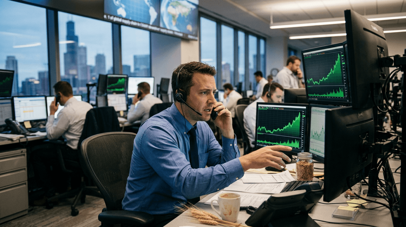 Wheat Futures Rally to 1-Year Highs as Middle East Tensions Collide with US Crop Damage