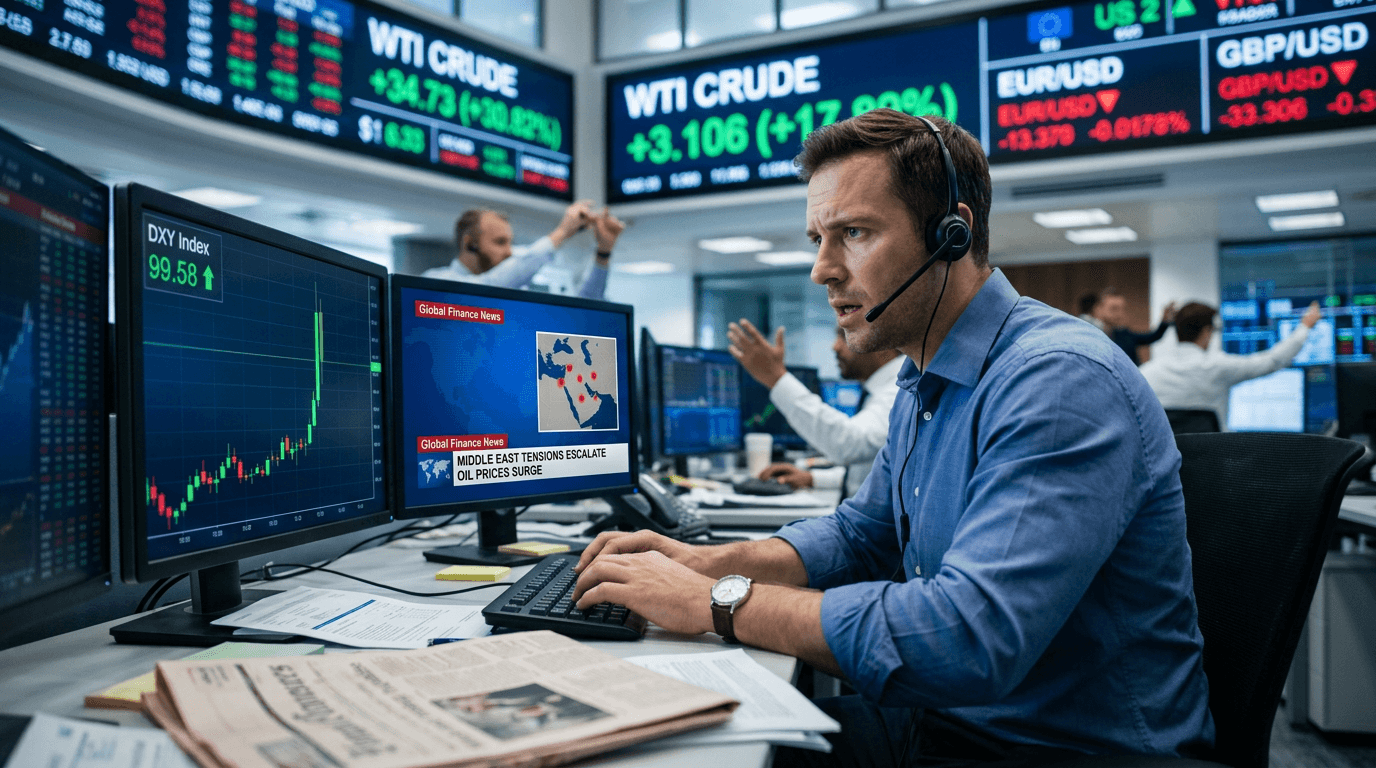 Middle East War Fuels Dollar Strength: Safe-Haven Flows Drive DXY to 9-Month Highs