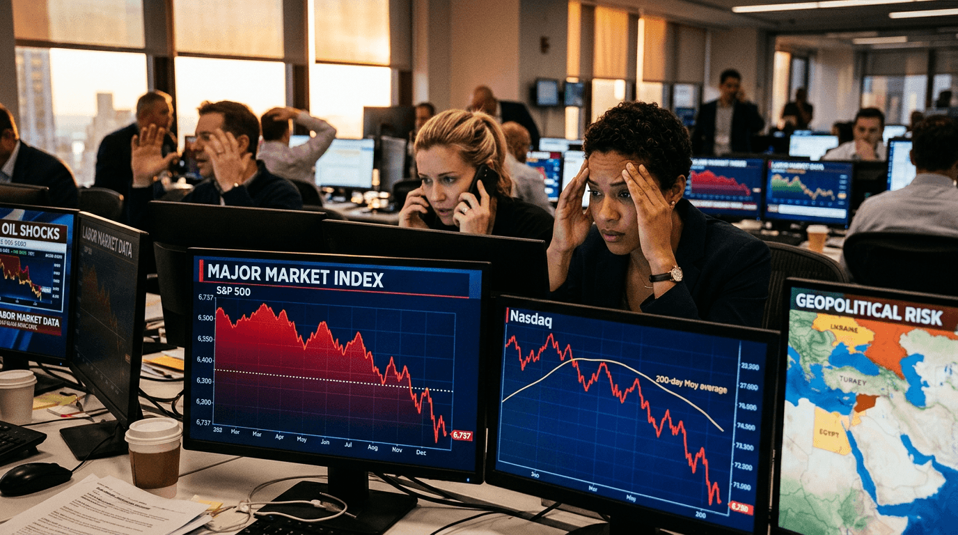 S&P 500 Breaks Support as Tech Weakness and Geopolitical Risk Trigger Market Reversal