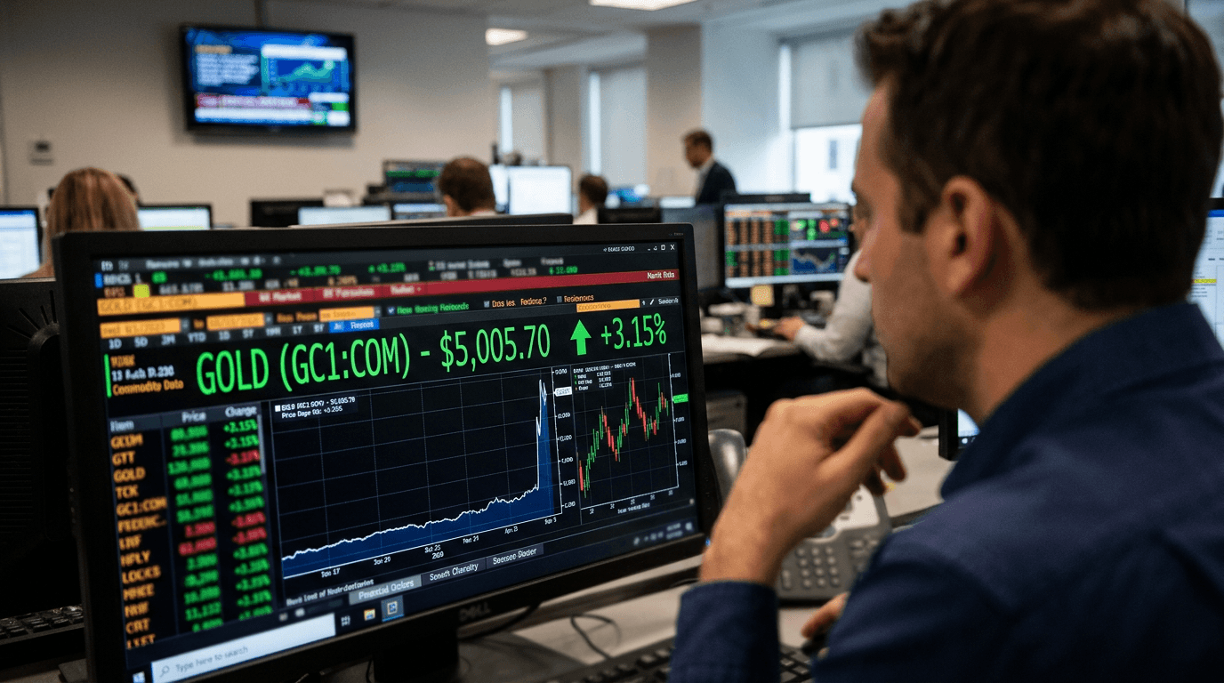 Gold Hits Record $5,400 Ahead of Critical Fed Decision Tomorrow