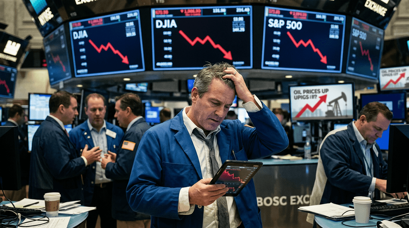 U.S. Stocks Stumble as Oil Surge Reignites Stagflation Fears