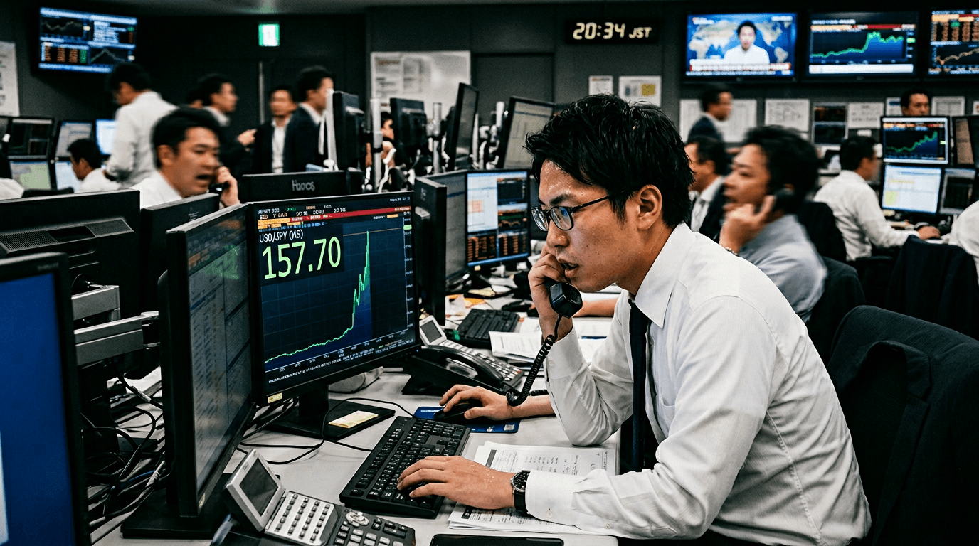 USD/JPY Surges Toward 157.70 Amid Geopolitical Risks