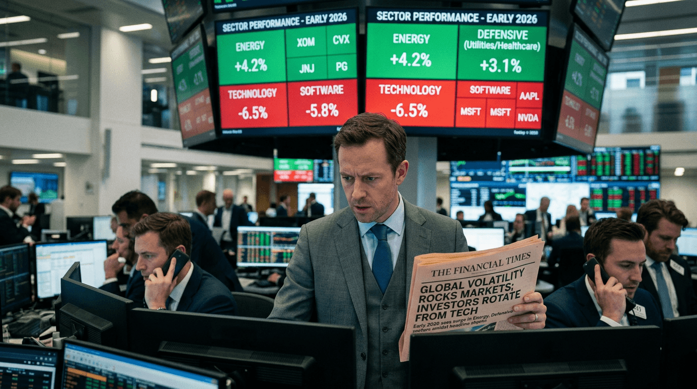 S&P 500 Sector Rotation Accelerates as Headlines Drive Volatility in Early 2026