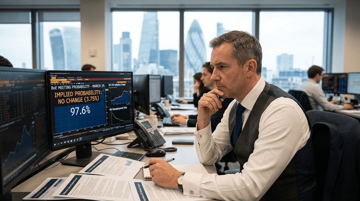 Bank of England March Decision: Why 3.75% Hold Dominates Trader Expectations
