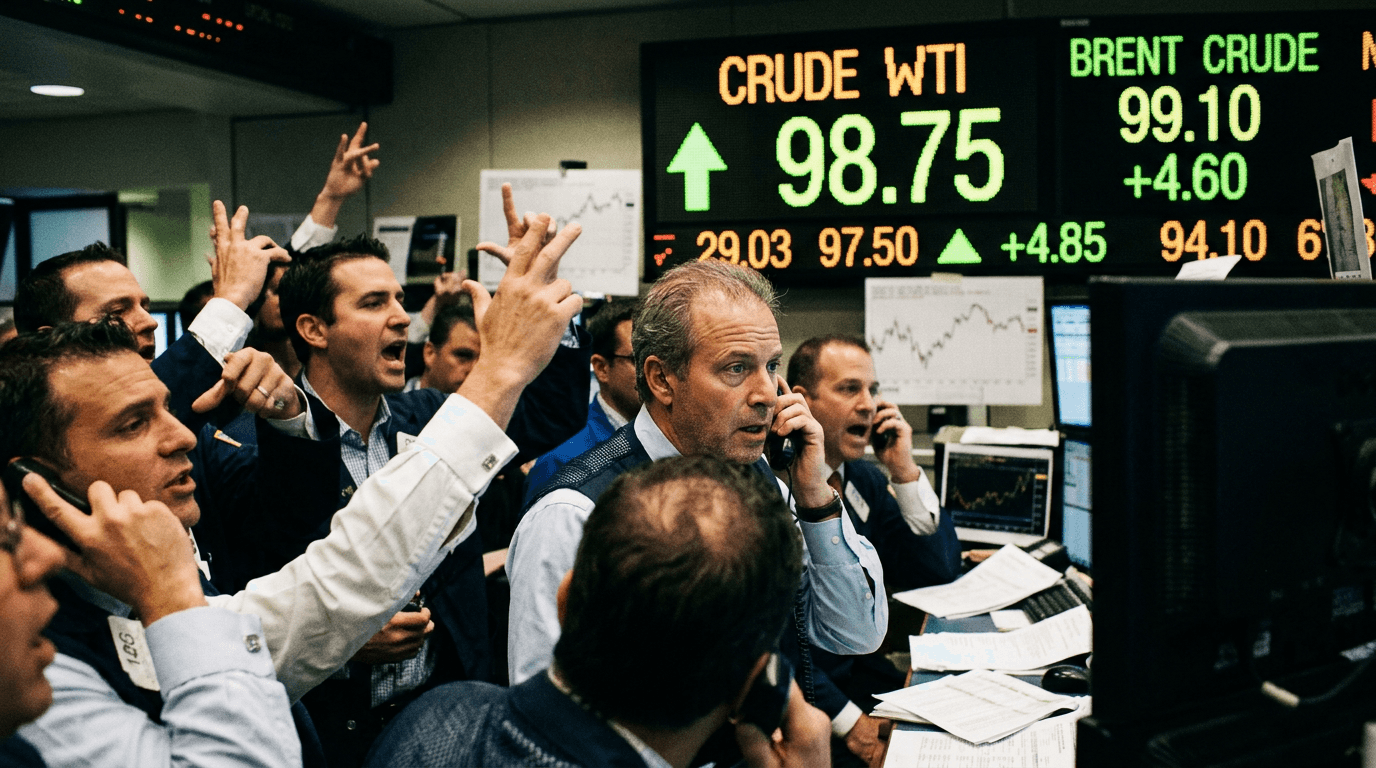 WTI Crude Oil Surges Toward $120 Amid Strait of Hormuz Crisis