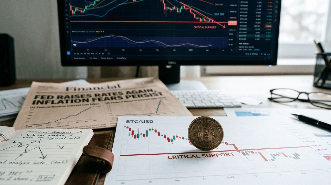 Bitcoin Struggles Under $72K Amid Fed Rate Expectations