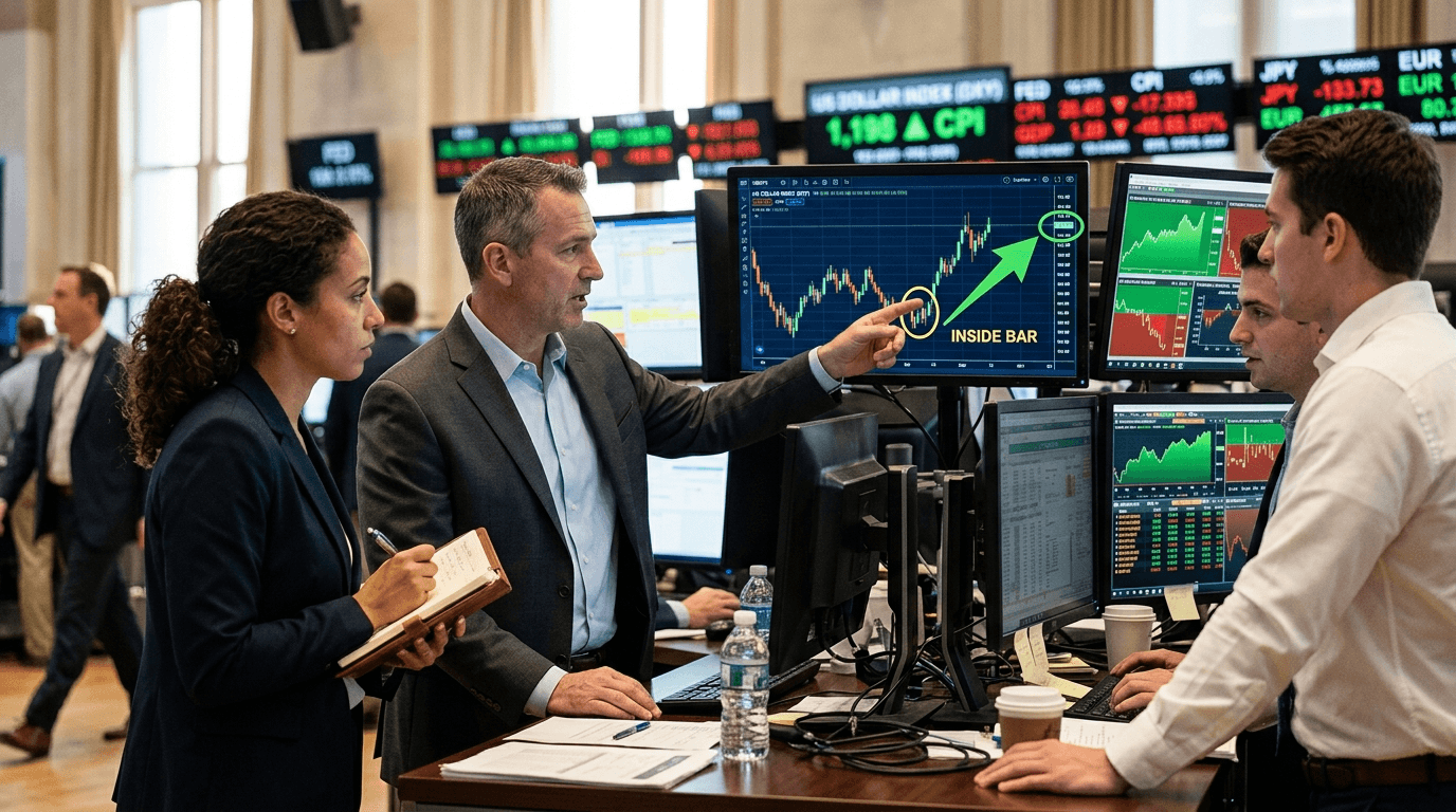 US Dollar Bullish Despite Inside Bar; Fundamentals Favor Rise to 101.39