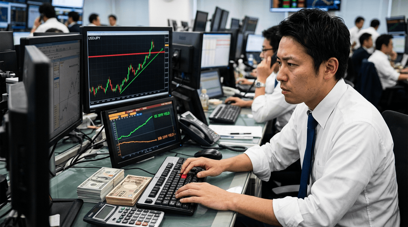 USD/JPY Nears 160 as Intervention Risks Increase
