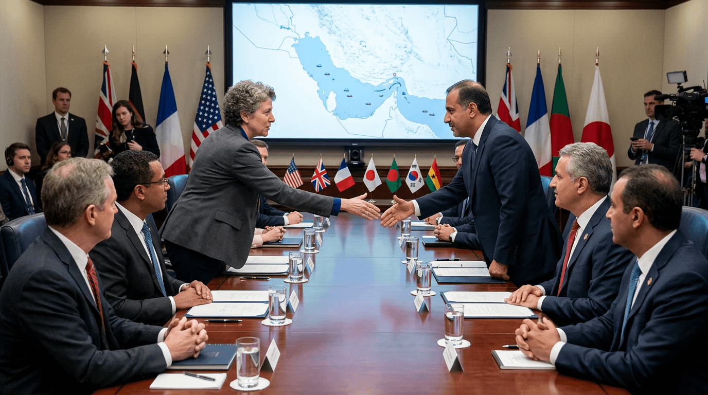 Seven Allies Pledge Support for US in Reopening Strait of Hormuz