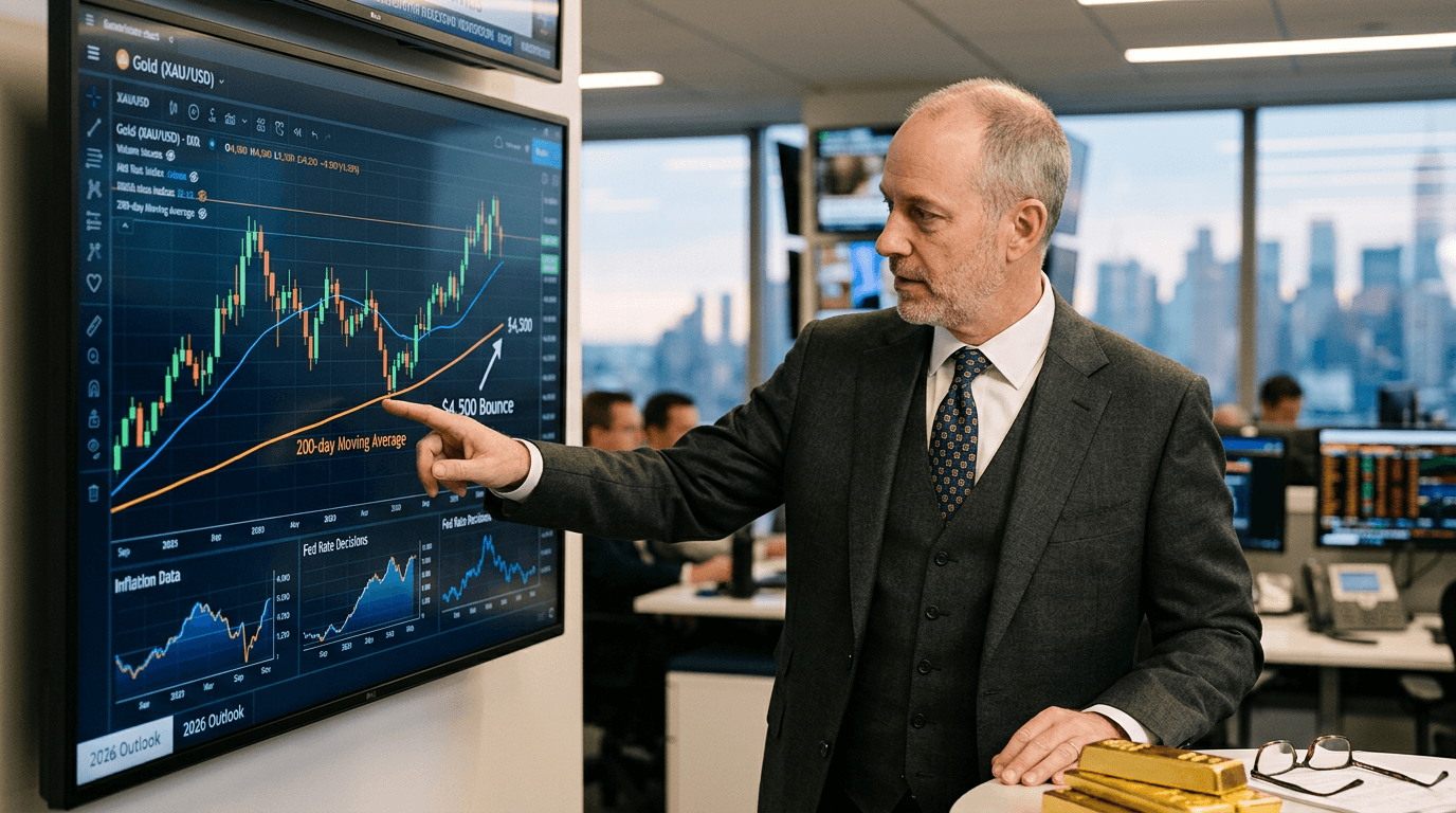 Gold Rebounds From Technical Lows: Why $4,500 Support Matters for Long-Term Investors