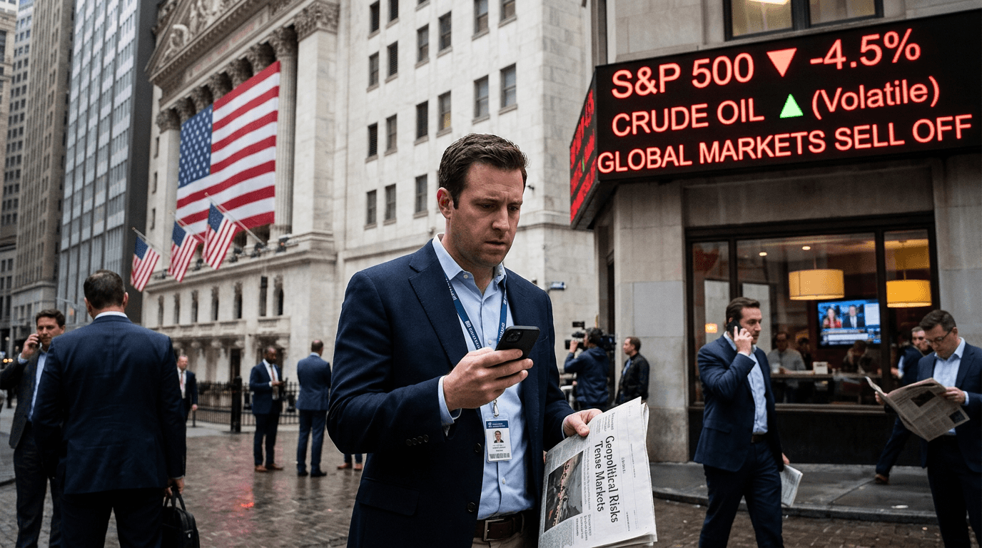 Global Stock Markets Extend Selloff as Iran-US Tensions Escalate