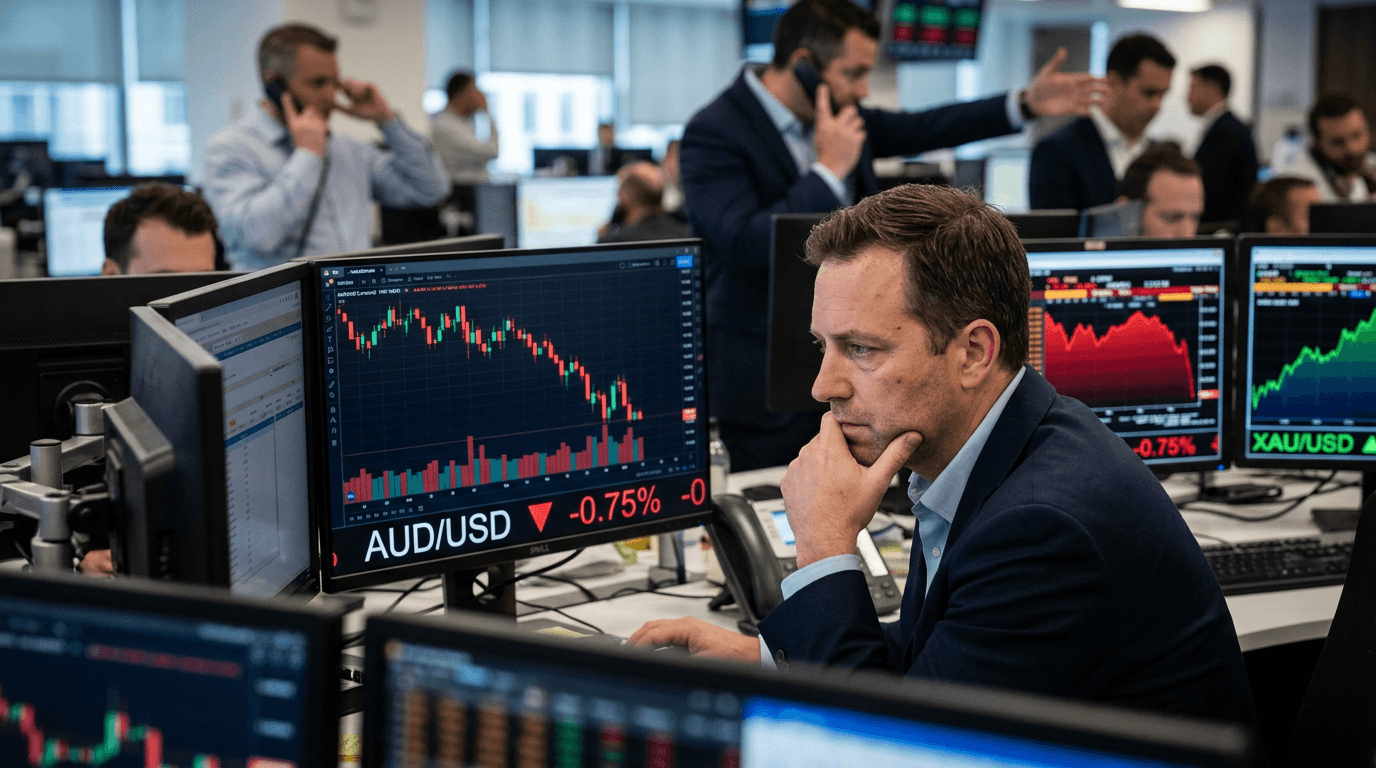 AUD/USD Turns Bearish Amid Risk-Off Market Sentiment