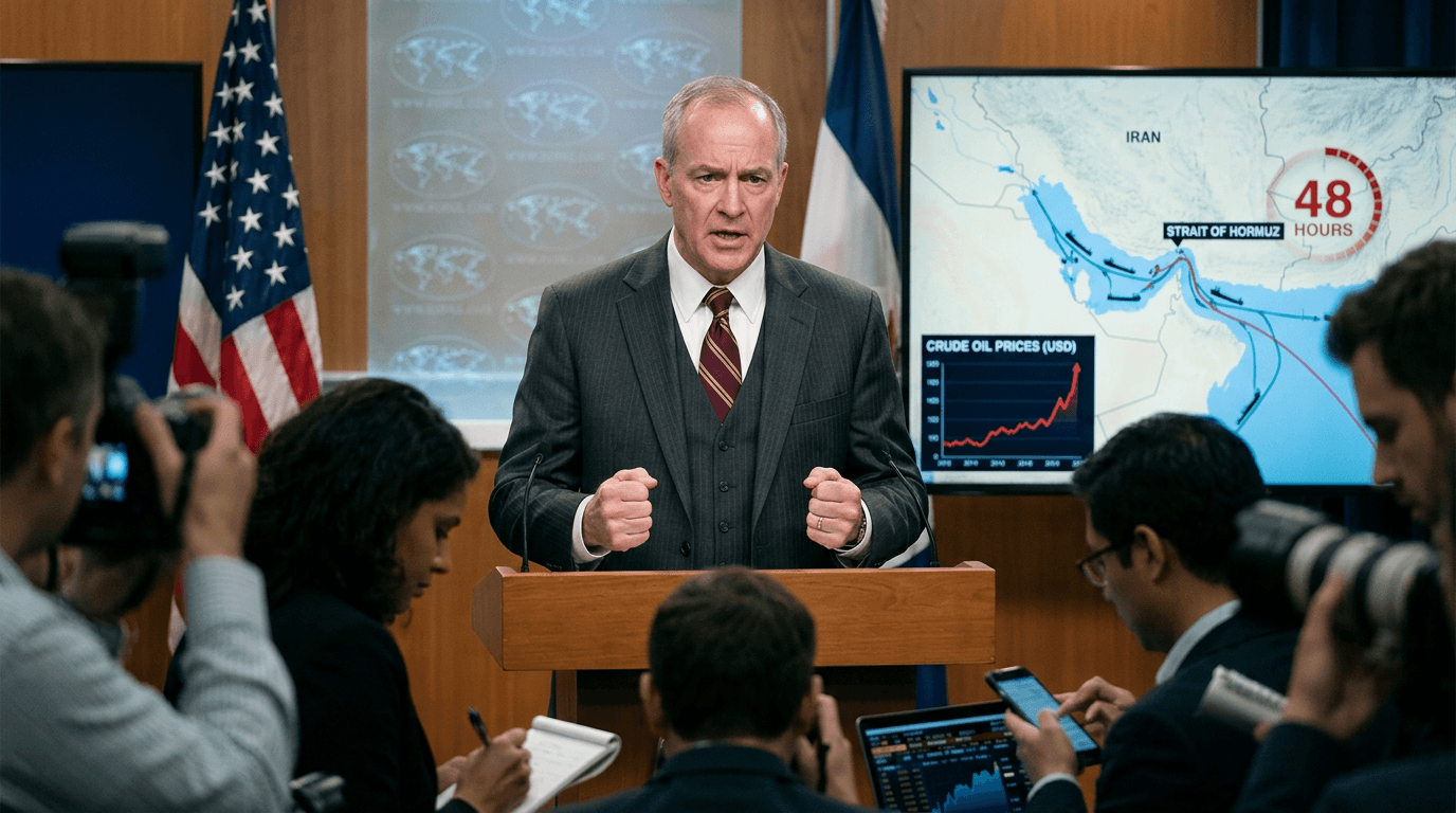 Trump Issues 48-Hour Ultimatum to Iran Over Strait of Hormuz