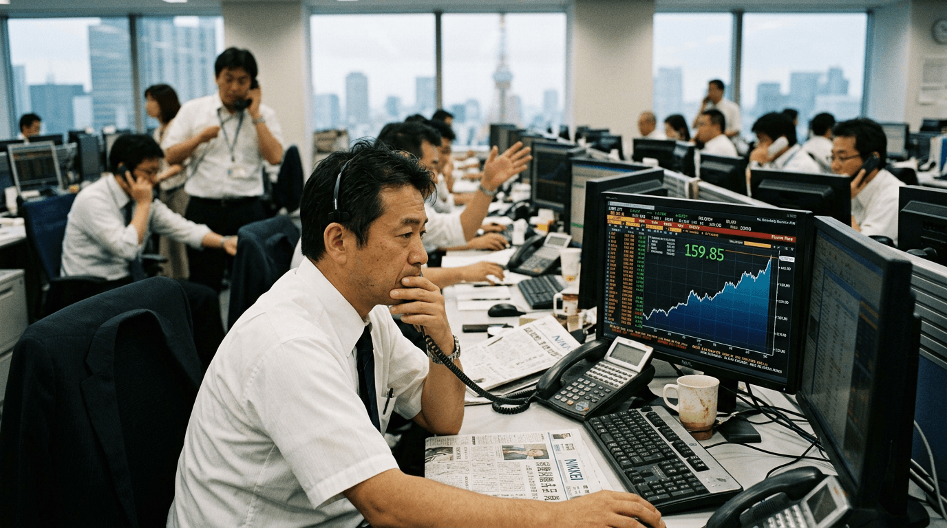 USD/JPY Nears 160 Amid BoJ Hold Expectations and Yen Intervention Risks