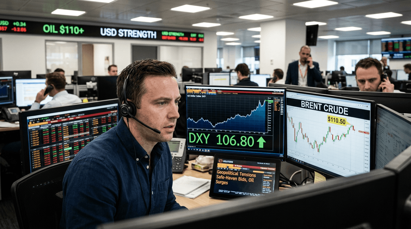 Middle East Escalation Spurs Safe-Haven Demand: USD and Forex Volatility Surge