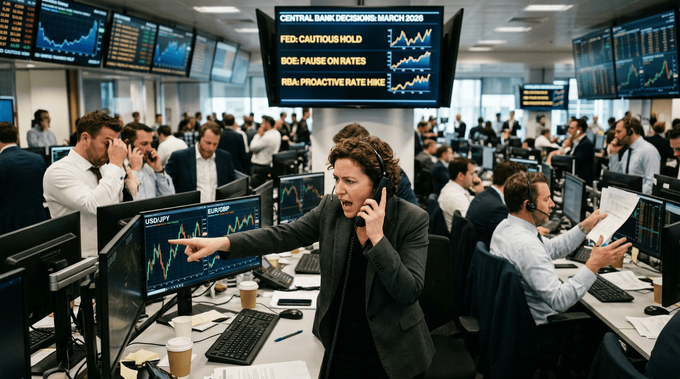 Central Bank Calendar Showdown: Navigating March's Forex Volatility Wave